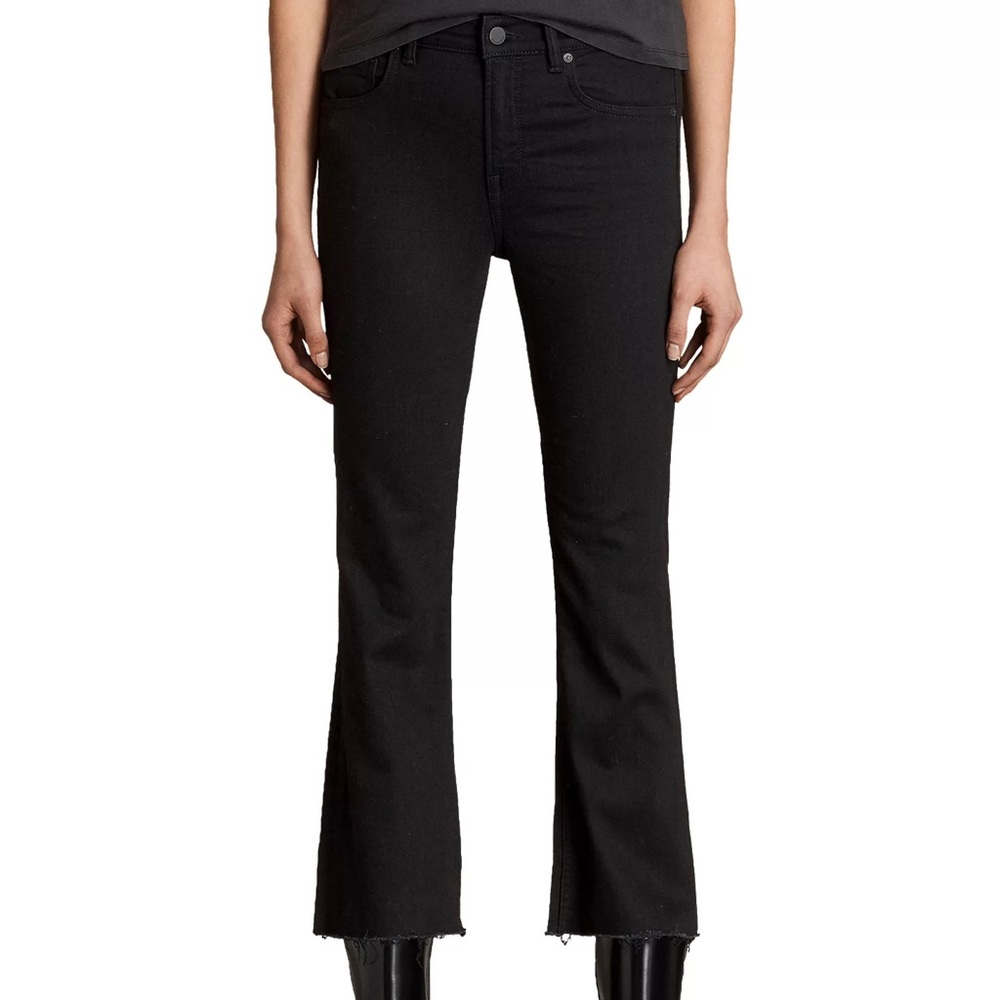 All saints Heidi Cropped Flare Jean